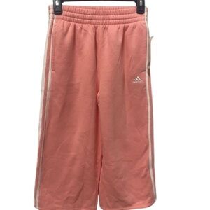Adidas Cream Sweatpants with Sporty Stripes